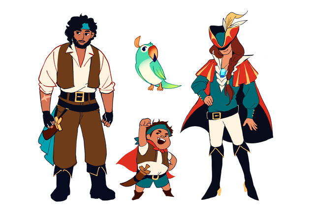 Treasure Forever: Character Design
