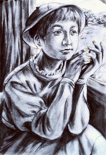 portrait (charcoal)