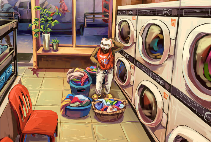 Laundromat ( ibispaint )